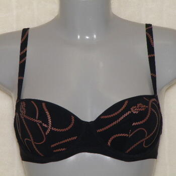 Marlies Dekkers Swimwear Eco Warrior Black/Print Soft-Cup Bikini Bra