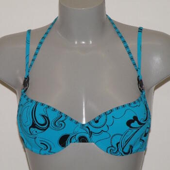 Marlies Dekkers Swimwear Wes Wilson Deep Blue/Black Padded Bikini Bra