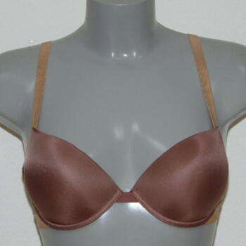 Armani Ladies Microfiber Brown Push Up bra