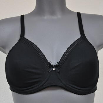 Eva Sybille Black Non-padded bra