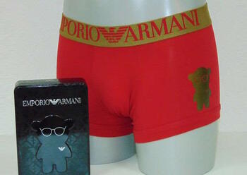 Armani Men's Trunk Red Trunk