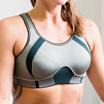 Q-Linn Barcelona Olive Green Sport Bra