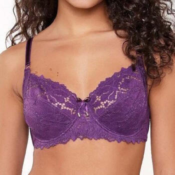 SECRET POSSESSIONS SOFT PADDED UNDERWIRED BRA & MATCHING LACY THONG SET 4  SIZES