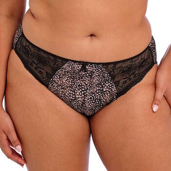 Elomi Morgan Black/Print Brief