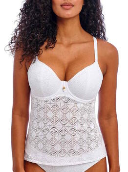 Freya Nomad Nights White Tankini Top