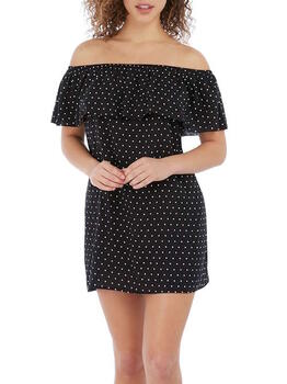 Freya Jewel Cove Black/Print Beach Dress