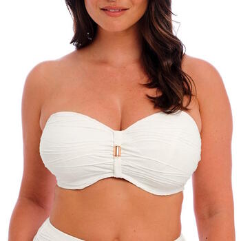 Fantasy Swim Beach Waves White Padded Bikini Bra