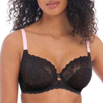 Freya Offbeat Black Non-padded bra