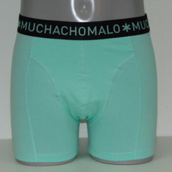 MUCHACHOMALO SOLID Mint/Black boxershort