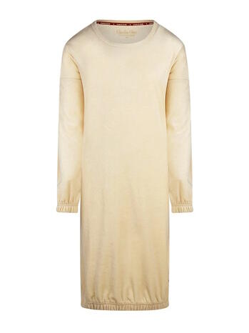 Charlie Choe Homewear Dress Cream Velours