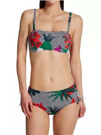 Rosa Faia Beach Bella Zig Zag multiprint bikini set