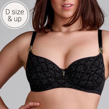 Marlies Dekkers Calliope Black Semi Padded Plunge bh