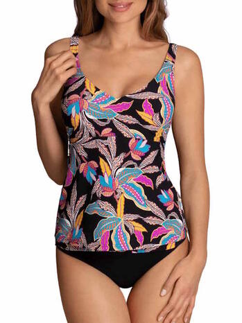 Rosa Faia Beach Noemi beugel tankini top Flower print