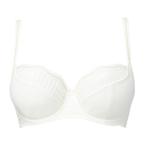 Louisa Bracq Electric Waves Full Cup Underwire Bra (49401),30G,Pearl at   Women's Clothing store