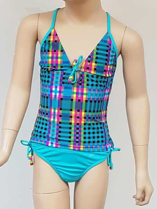 Swimsuit girls teenage tankini bikini set two pieces size 128 140 152 164  176