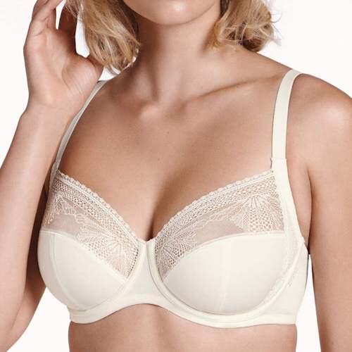 Lisca Womens 'Evelyn' Underwired Full Cup Bra - White Lace - Size 36DD, £31.20