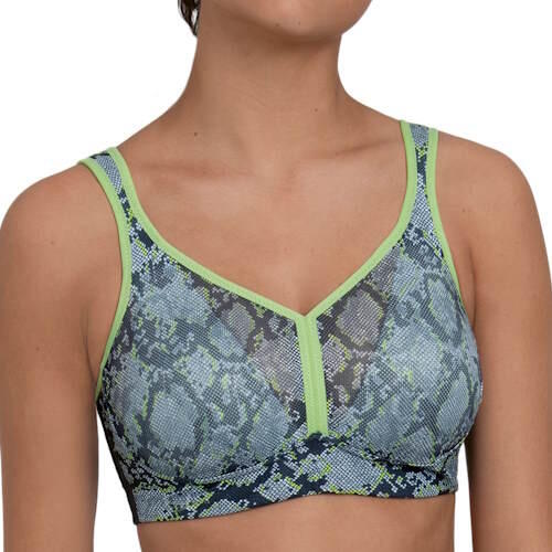 wing powerbalcony bra | black lace and grey