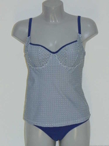 Shiwi Indigo white/grey tankini set