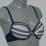 Sapph Swimwear Vita navy blue padded bikini bra