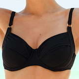 Rosa Faia Swimwear Twiggy black soft-cup bikini bra