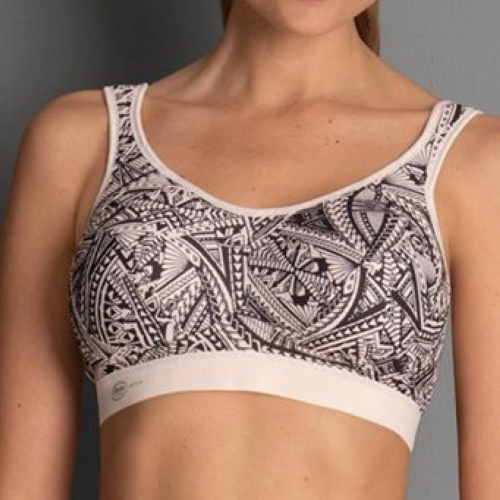 Anita Active Extreme Control ivory/print sport bra