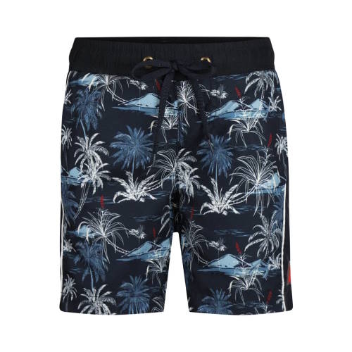  DJ DutchJeans Palm trees navy/print swimshort