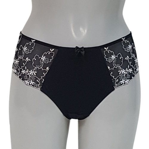 After Eden Please Me black/ivory thong