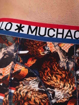 Muchachomalo Dutch Lion orange/print boys boxershort