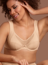 Anita Clara sand soft-cup bra