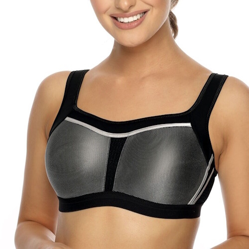 Viania 151430 black sport bra