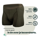 Bamboosa Lewis khaki bamboo boxer short