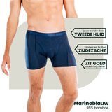 Bamboosa Lewis navy blue bamboo boxer short