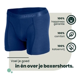 Bamboosa Lewis navy blue bamboo boxer short