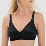 Lisca Jane black wireless bra