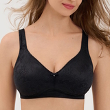 Lisca Jane black wireless bra