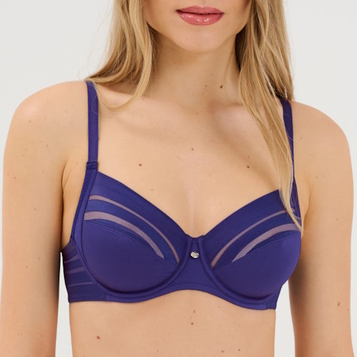 Lisca Alegra blue soft-cup bra