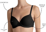 Triumph Perfectly Soft black padded bra