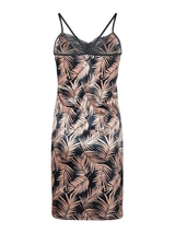 Charlie Choe Retro nights navy/print slipdress