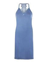 Charlie Choe Retro nights blue slipdress