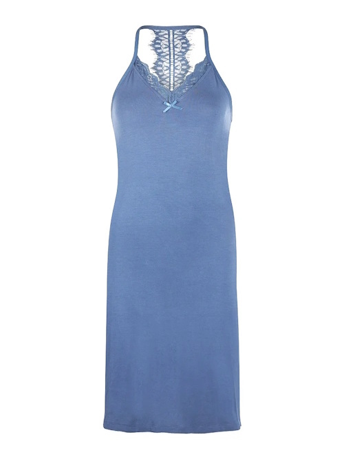 Charlie Choe Retro nights blue slipdress