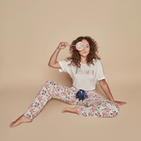 Charlie Choe Bright Days pastel/print pajama