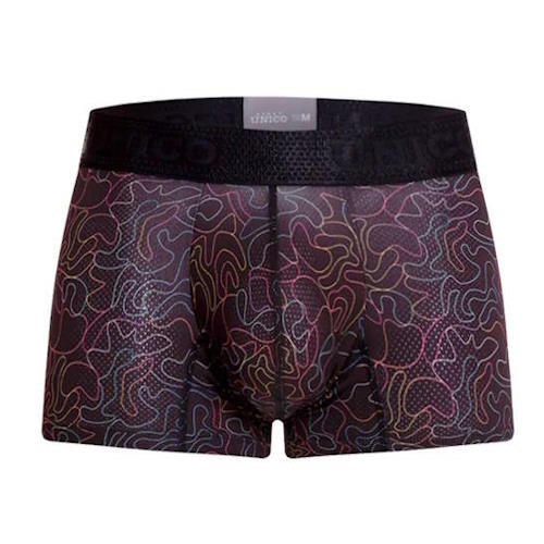 Mundo Unico Drapeado black/print sport trunk