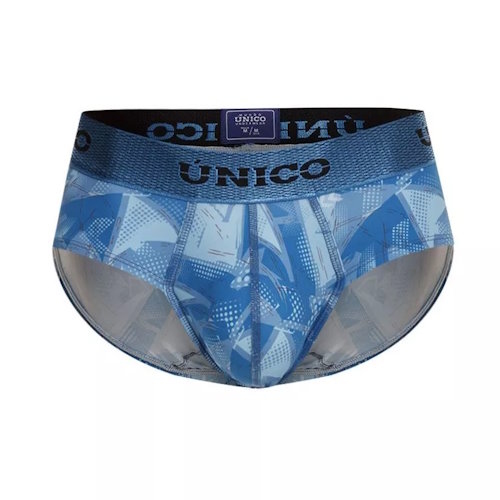 Mundo Unico Escantillon blue/print men brief