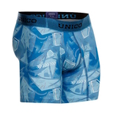 Mundo Unico Escantillon blue/print sport boxershort