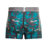 Mundo Unico Escaque aqua/print sport trunk