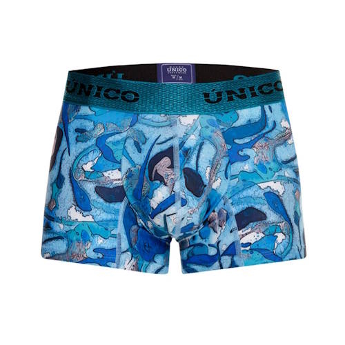 Mundo Unico Atlantida blue/print sport trunk