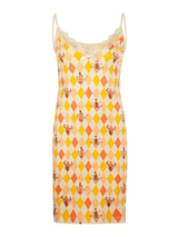 Charlie Choe Circus crème slipdress