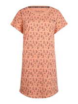 Charlie Choe T- Howdy orange/print nightdress