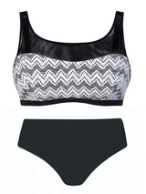 Anita Swimwear Toliara black/white prosthetic swimwear