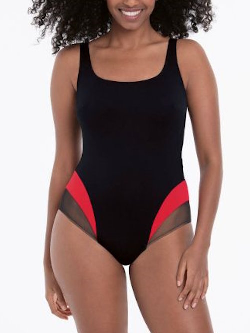 Rosa Faia Swimwear Elina black/red bathingsuit